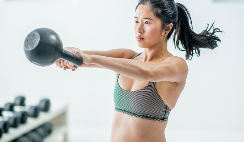 HIIT: Kettlebell swing